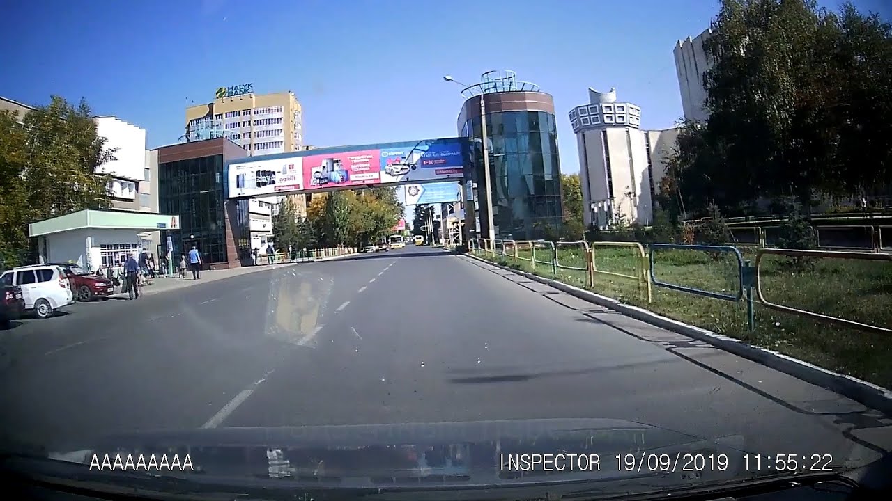 Семей (Семипалатинск) Сентябрь 2019 года, улицы, мосты, дворы: ARTWAY AV-390 1080pi