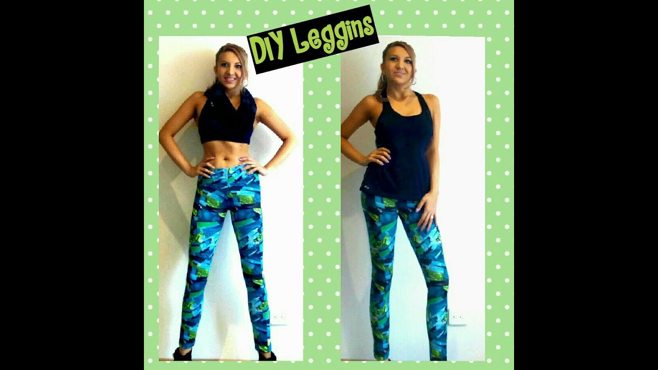HAZ TUS PROPIOS LEGGINS...DIY LEGGINS PATRONES GRATIS