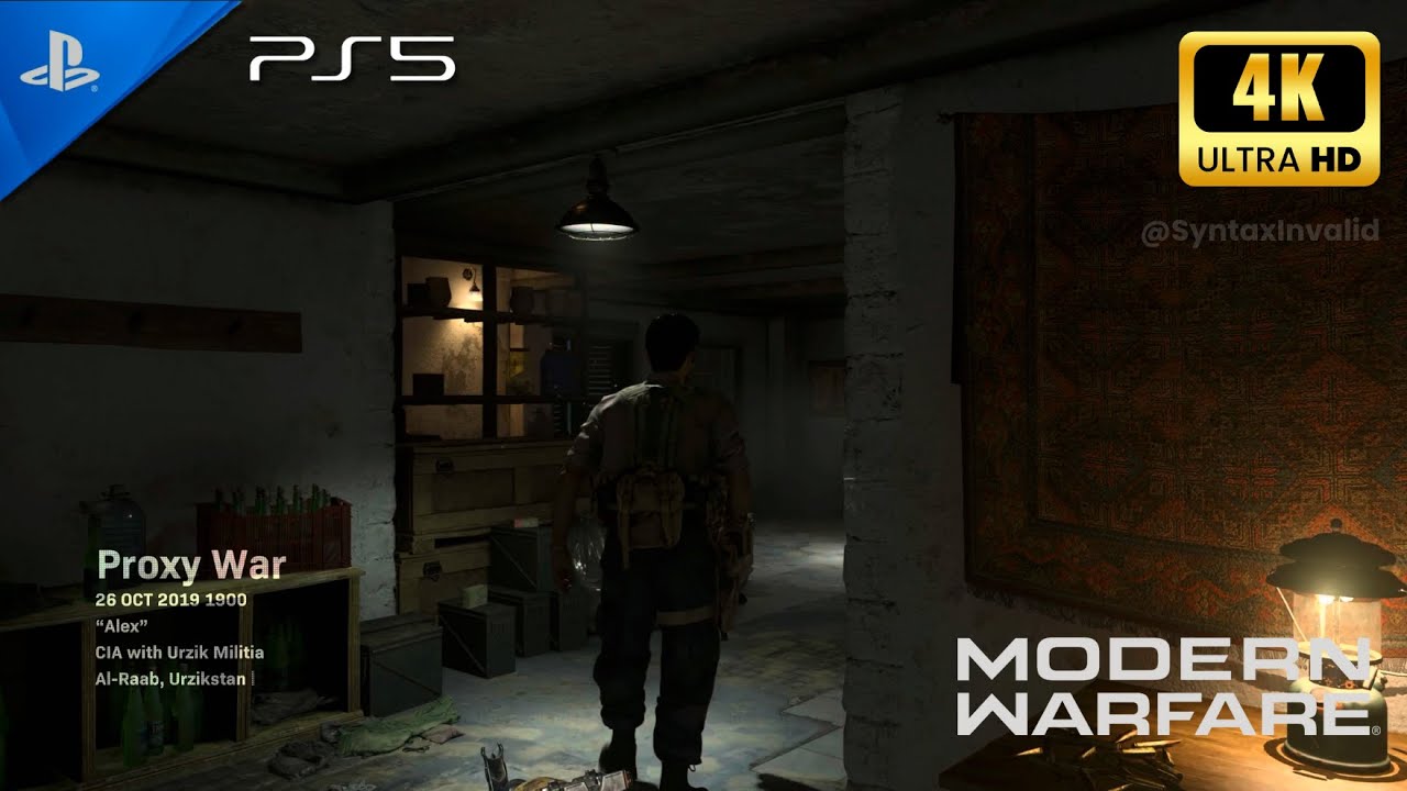 Call of Duty Modern Warfare: Proxy War Airbase Assault | Full Mission 4K HD | PS5 Gameplay