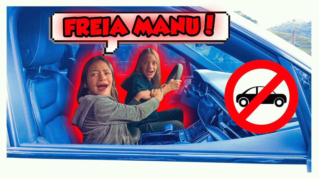 DIRIGIMOS UM CARRO PELA PRIMEIRA VEZ - MILLENA E MANU MAIA