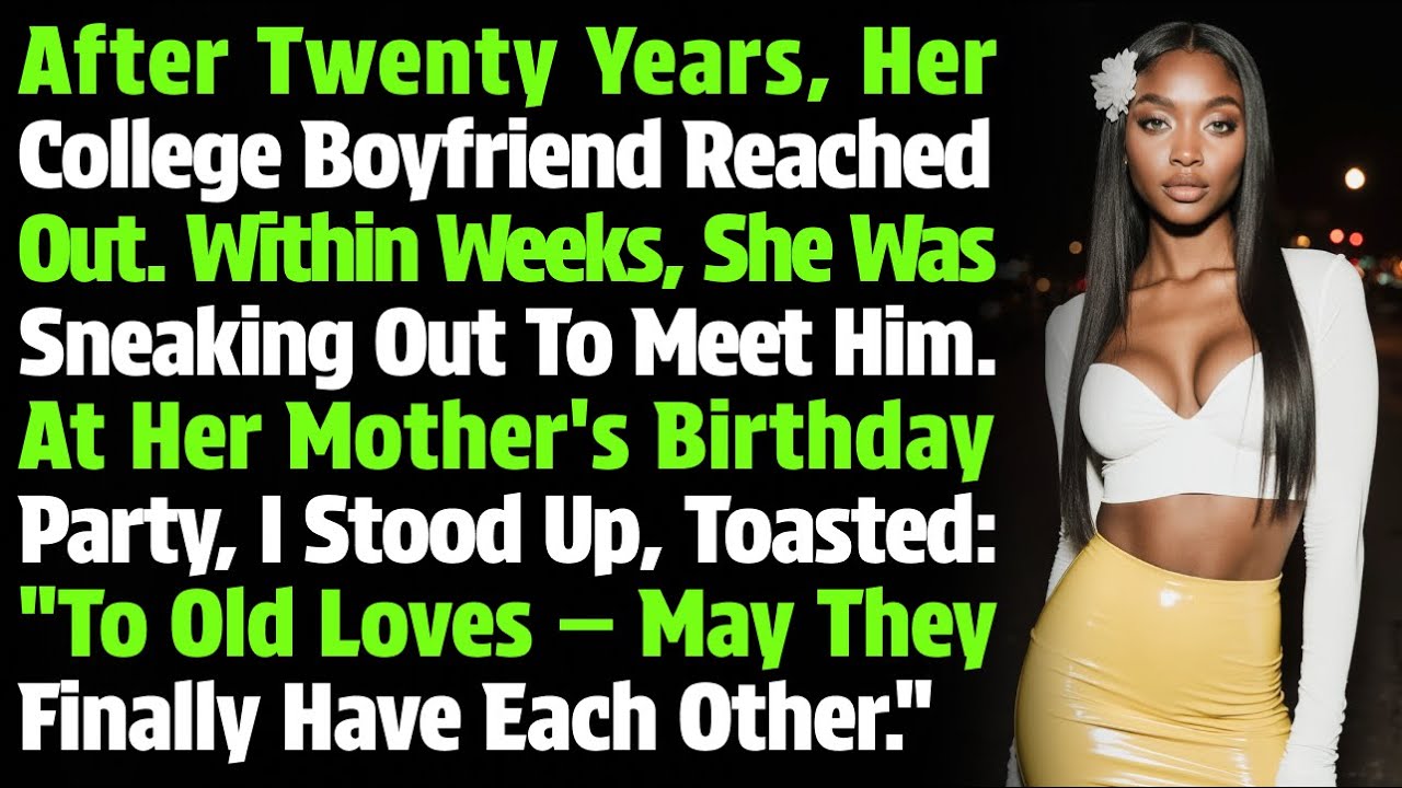 After Twenty Years, Her College Boyfriend Reached Out. Within Weeks, She Was Sneaking Out To Meet…