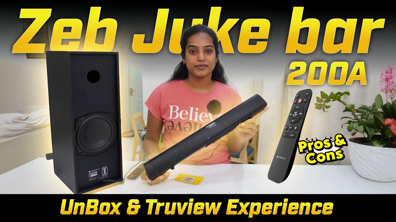 Zebronics jukebar 200A Soundbar Unbox | Review | Pros & Cons | Tamil