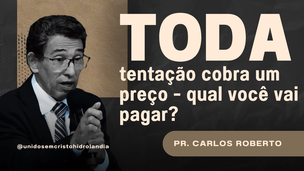 RESISTIR A TENTAÇÃO | Carlos Roberto | Hidrolândia/GO #evangelhodecristo
