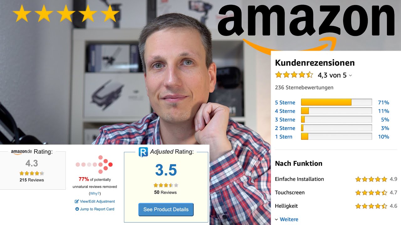 Fake-Bewertungen bei Amazon & Co erkennen - So findest du die wirklich besten Produkte!⭐⭐