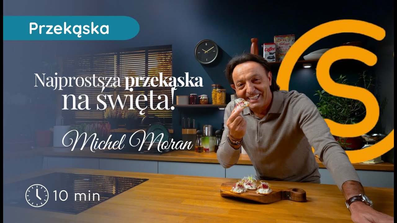 Świąteczne krakersy z pastą rybno-musztardową | Michel Moran