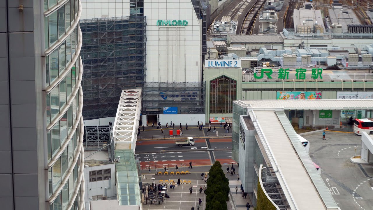 新宿ミロードの解体状況（2026年2月7日）