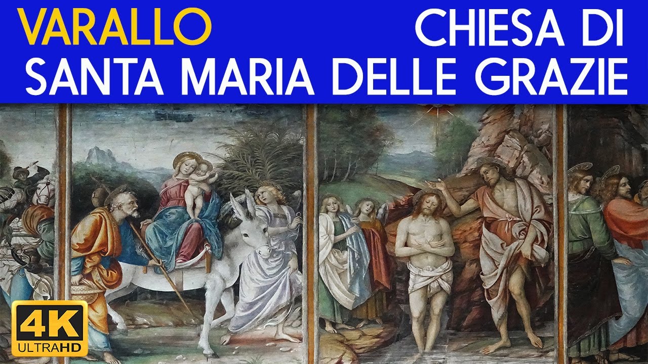 VARALLO - Chiesa di Santa Maria delle Grazie e gli affreschi di Gaudenzio Ferrari