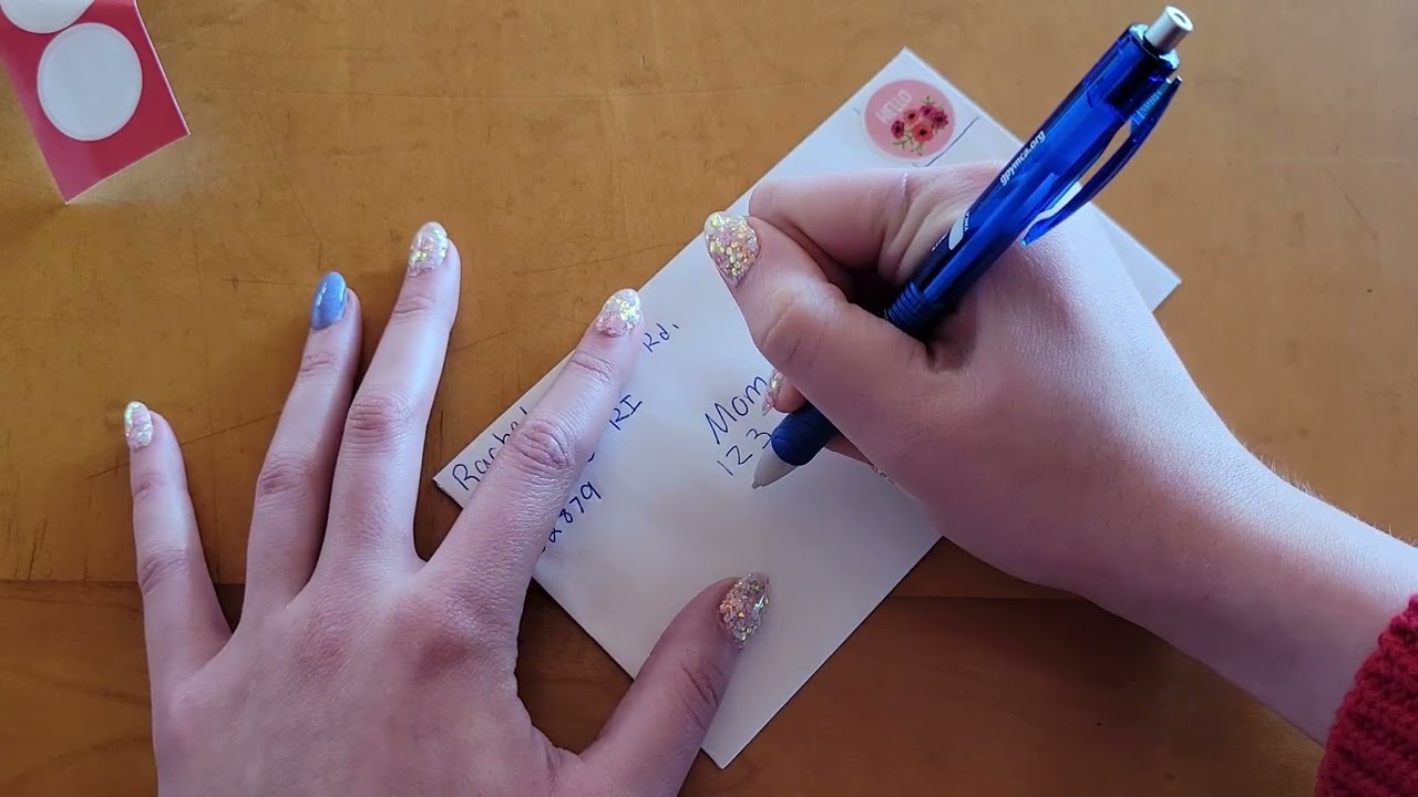 How to Address an Envelope - Preparing for Camp