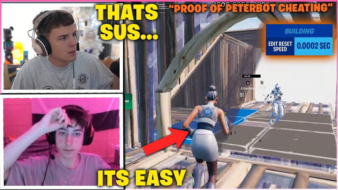 CLIX Reacts To PROOF OF PETERBOT CHEATING & Meets His BIGGEST HYPEMAN!
