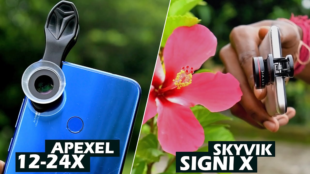 APEXEL 12-24X vs SKYVIK SIGNI X Mobile Macro Lens Comparison । Best MACRO LENS for Mobile Camera