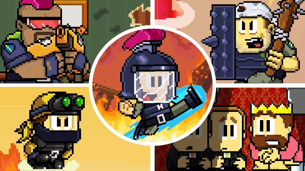 Dan The Man - Stage 8-4-2 With King's Guards (NO DAMAGE).