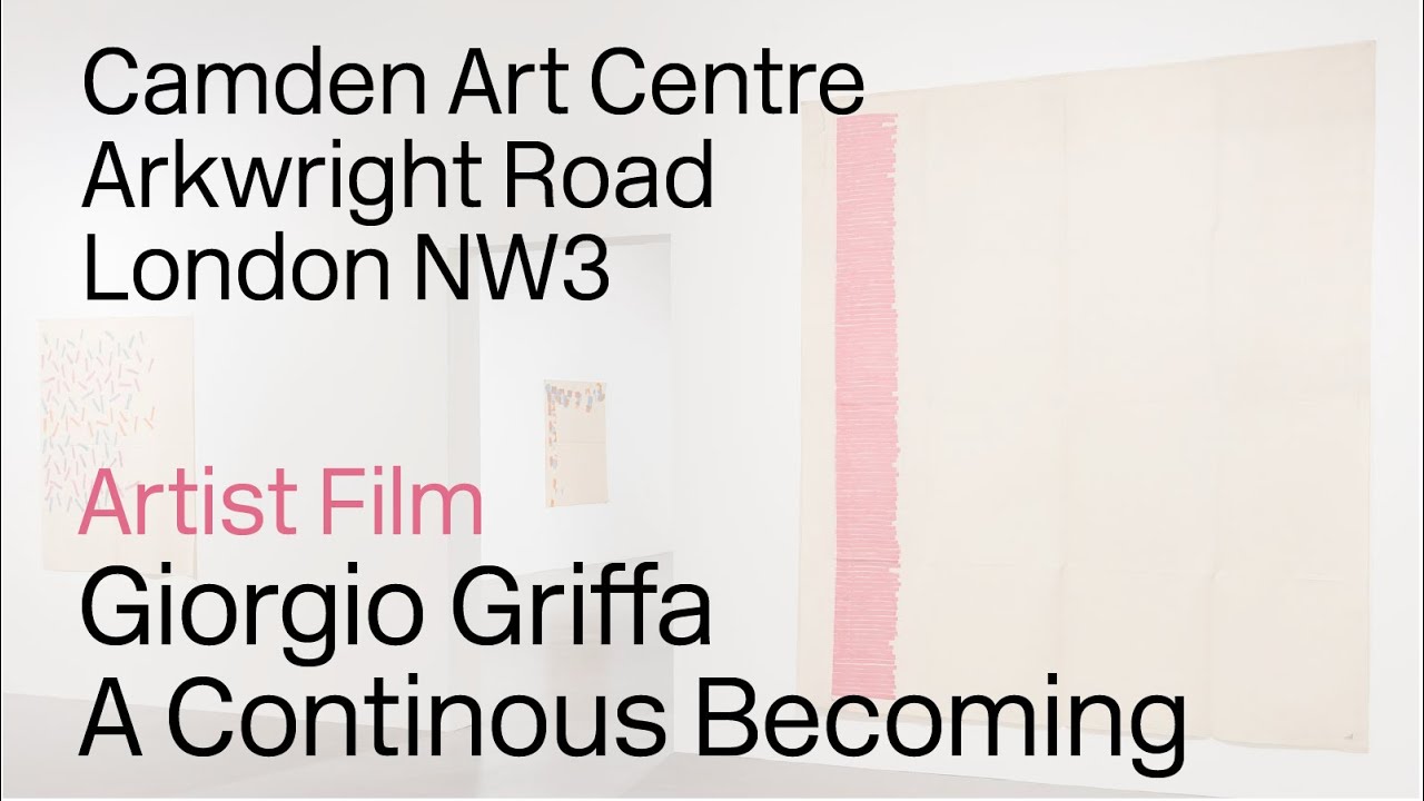 Giorgio Griffa on A Continuous Becoming at Camden Arts Centre, 2018