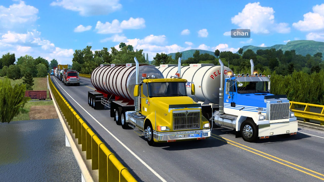 ¡EN CARAVANA CAMIONES PETROLEROS! | American Truck Simulaor