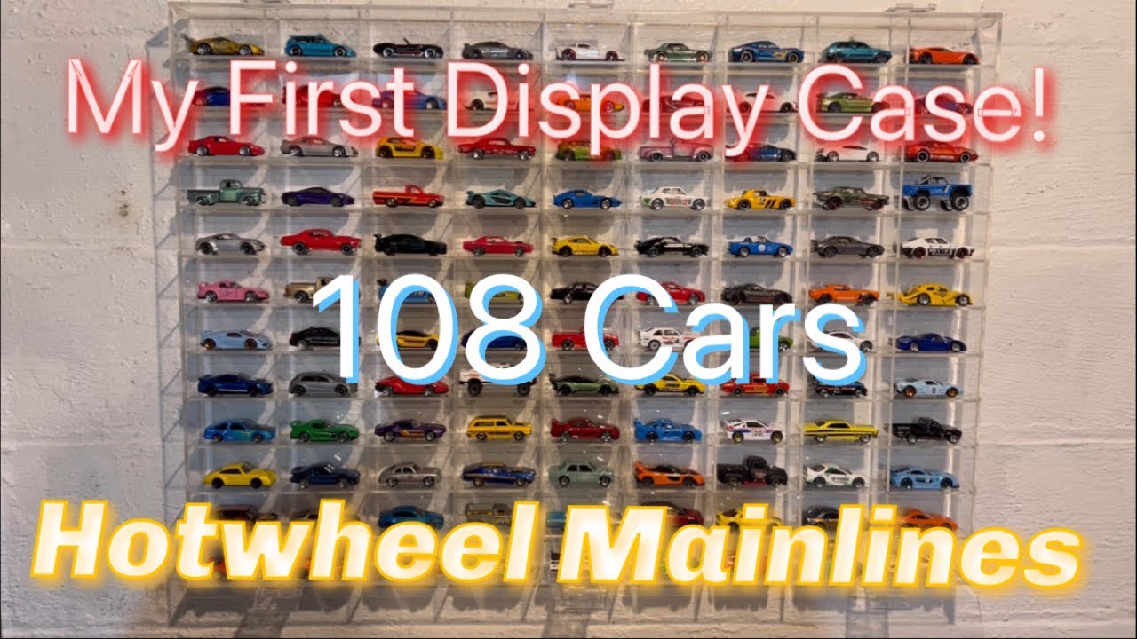 Showing Off My First Hotwheels Display Case!