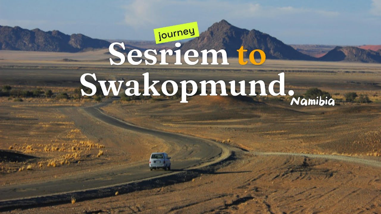 Driving from Sesriem to Swakopmund: Namibia