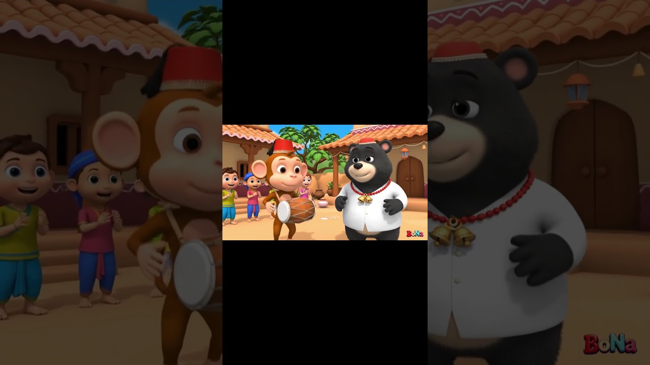 कालू मदारी आया 🥁 | Kalu Madari Aaya | 3D Kids Song Cartoon | BoNa Tv