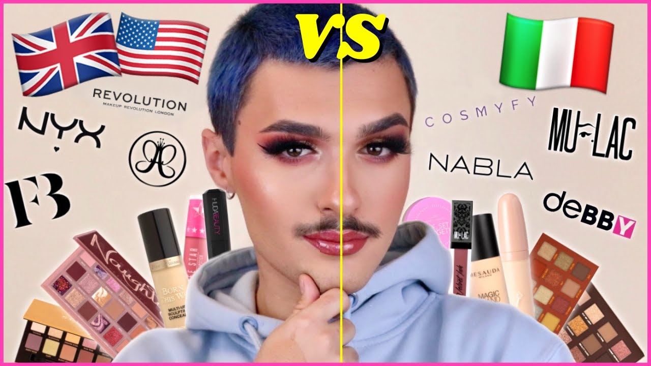 MAKEUP ITALIANO 🇮🇹 VS MAKEUP ESTERO 🇬🇧🇺🇸 ...CHI VINCERÀ? || Andrea Cimatti