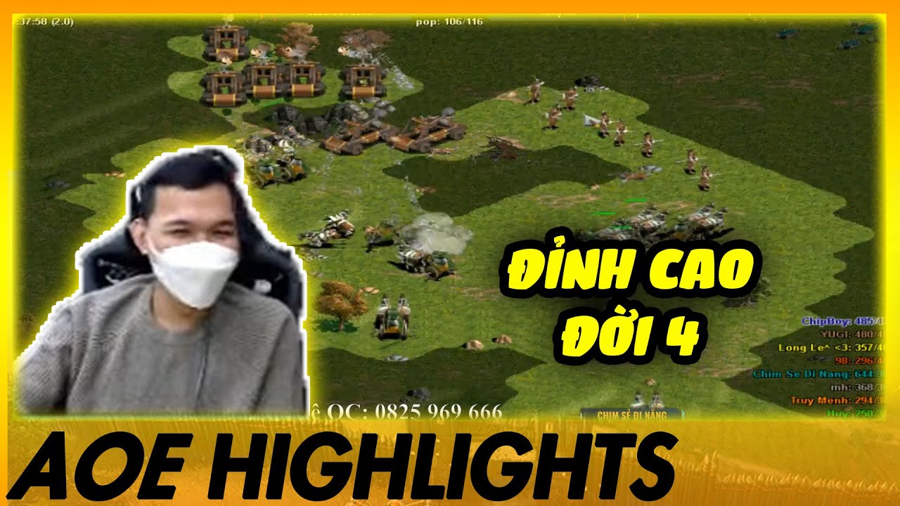 Đời 4 SIÊU ĐỈNH CAO - Chim Sẻ Đi Nắng có cái đầu quá QUÁI KIỆT | AoE Highlights