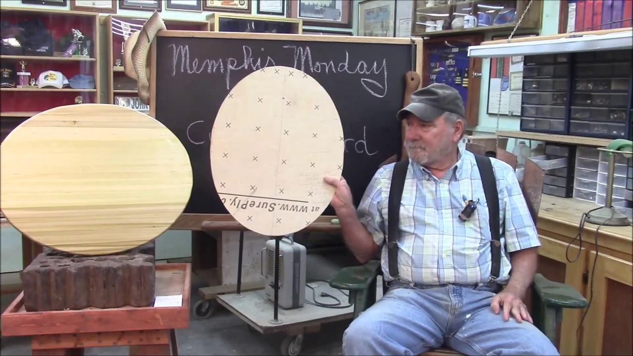 145 Making an elliptical  Cutting Board
