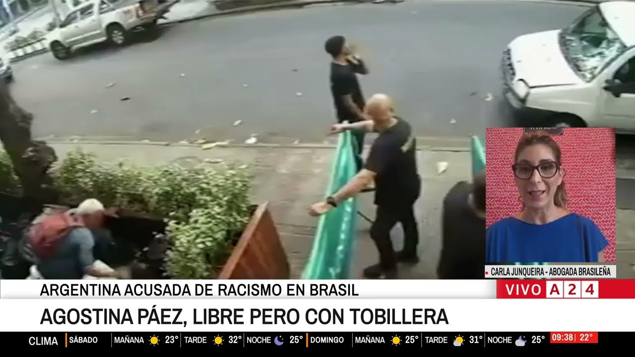 🔴 AGOSTINA PÁEZ, LIBRE PERO CON TOBILLERA