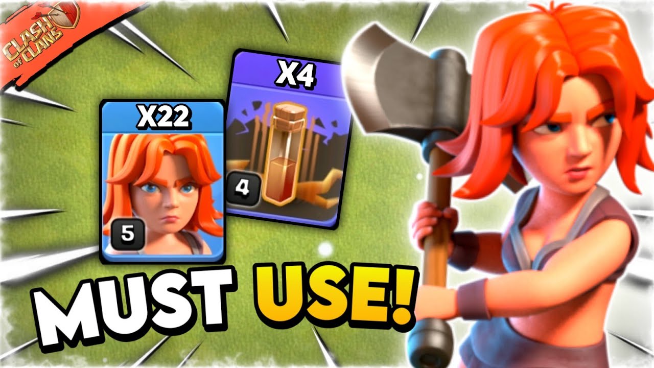 Стратегия атаки Валькирии TH10 2023 | Стратегия лёгкой атаки TH10 (Clash of Clans)