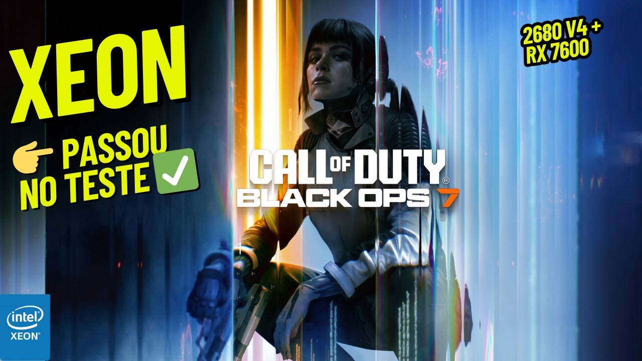 RODA OU NÃO RODA? TESTEI BLACK OPS 7 EM UM KIT XEON BARATO!