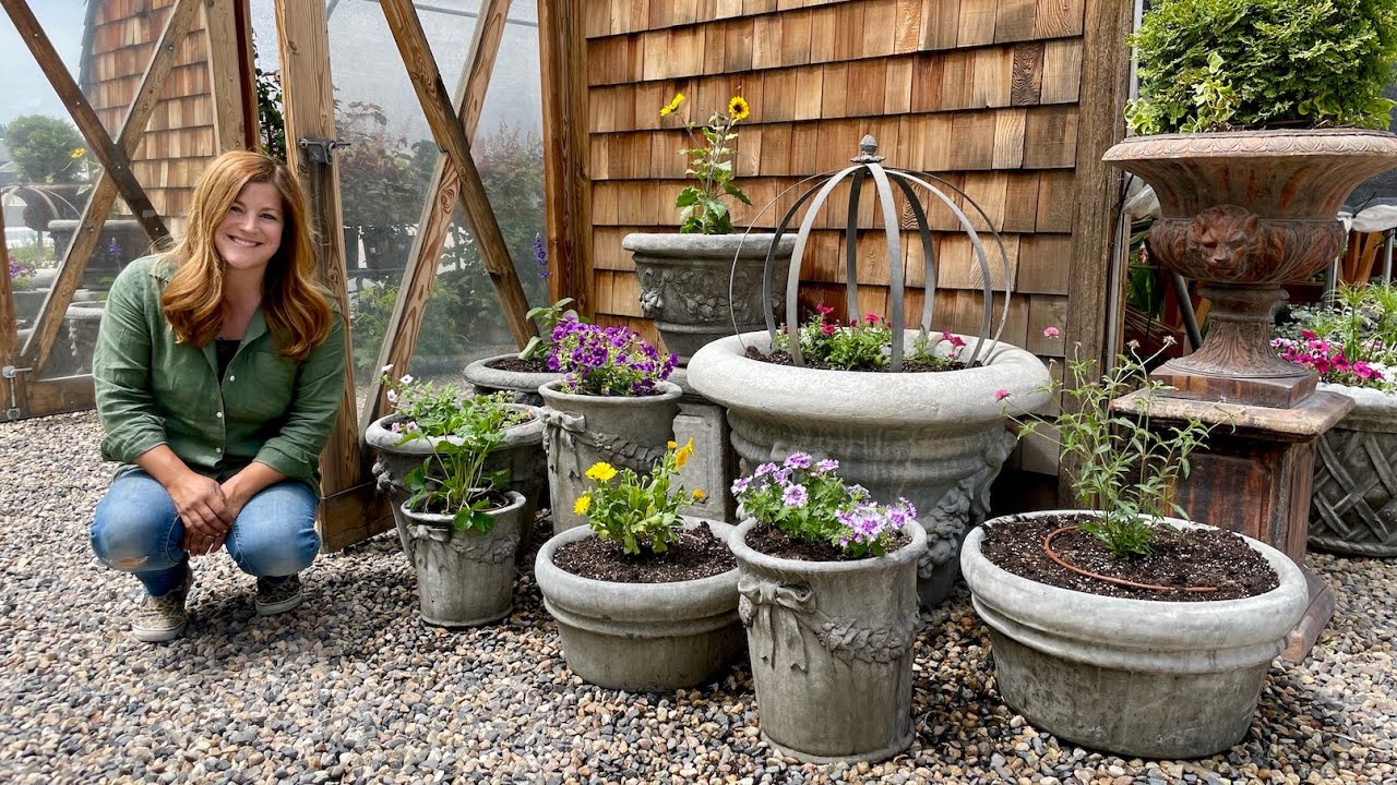 Сажаю по одному растению в горшок! (Аарон заставил меня это сделать) 🌿🌸🌼 // Garden Answer
