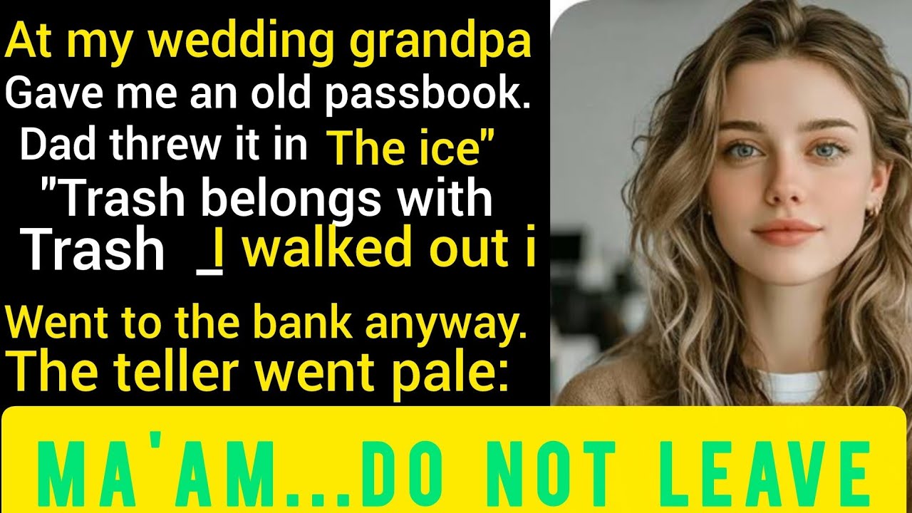 “This Passbook Is Trash” — Dad Tossed Grandpa’s Gift — The Bank Manager’s Reaction Shocked Me
