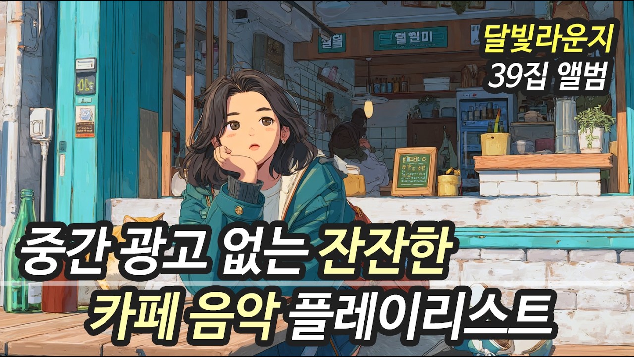 ☕ 카페음악 플레이리스트 39집 (중간 광고없음) | 하루종일 듣기 좋은 힐링음악 연속듣기 