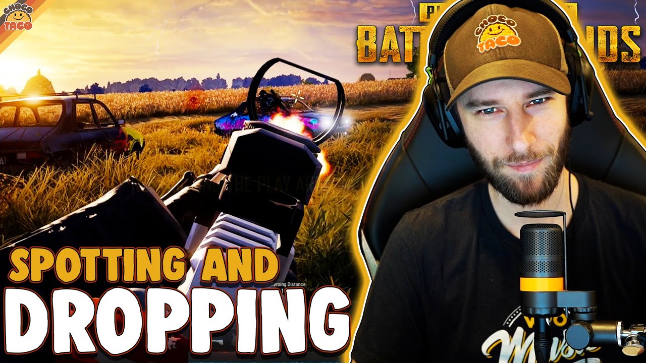 Spottin' and Droppin' Squad ft. Matthias, HollywoodBob, & OG Pickle - chocoTaco PUBG Gameplay