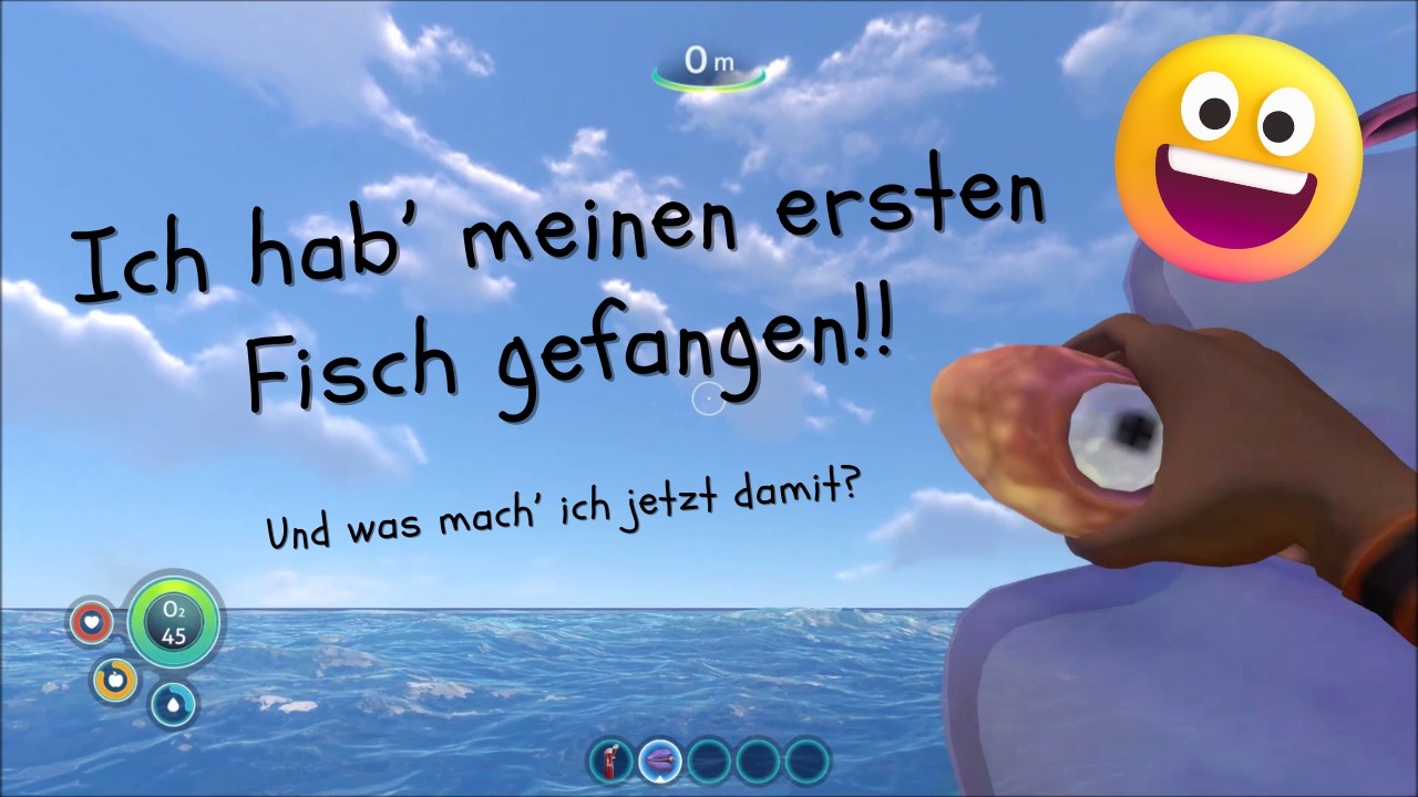 4 Ich habe meinen ersten Fisch gefangen! 🐟🤩 - Subnautica - Let's-Play - 1.4