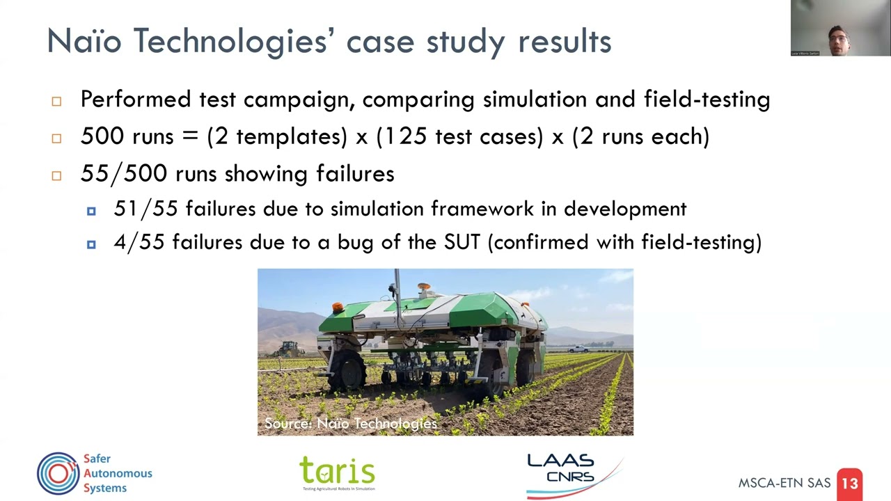 Integration of Test Generation Into Simulation-Based Platforms: An Experience Report