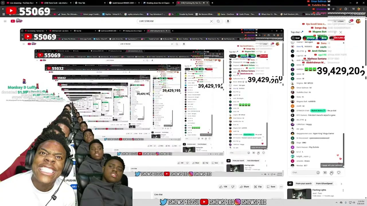 IShowSpeed talks to himself in a infinite loop 😂😂😂(Hilarious)