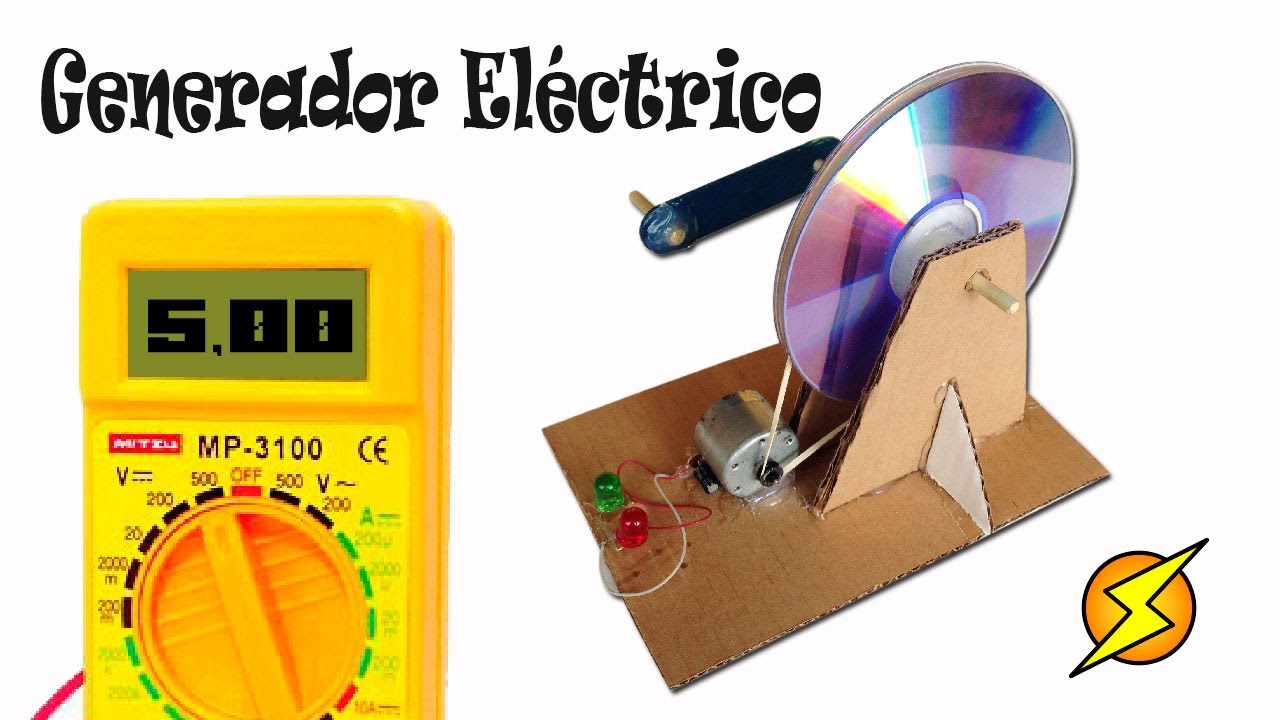 Como Hacer un Generador El&eacute;ctrico Casero (Energ&iacute;a gratis)