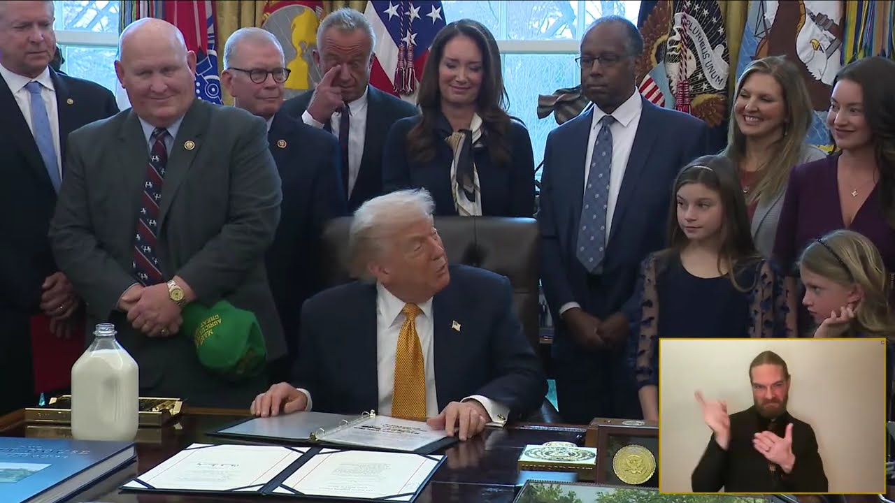 President Trump Participates in a Signing Ceremony, Jan. 14, 2026