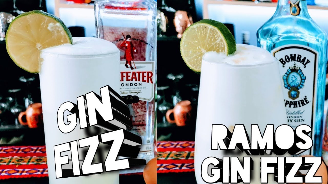 GIN FIZZ COCTEL / HISTORIA - RECETA- TUTORIA RAMOS GIN FIZZ