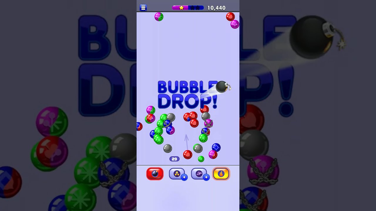 Bubble shooter jogo de bolinhas coloridas GAMEPLAY vídeo