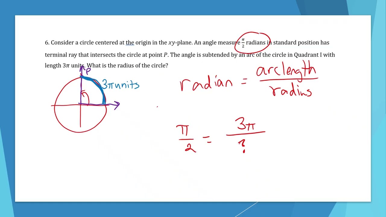 AP Precalculus Unit 3A Exam Review