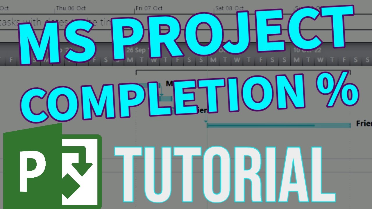 MS Project - How to set completion percentage