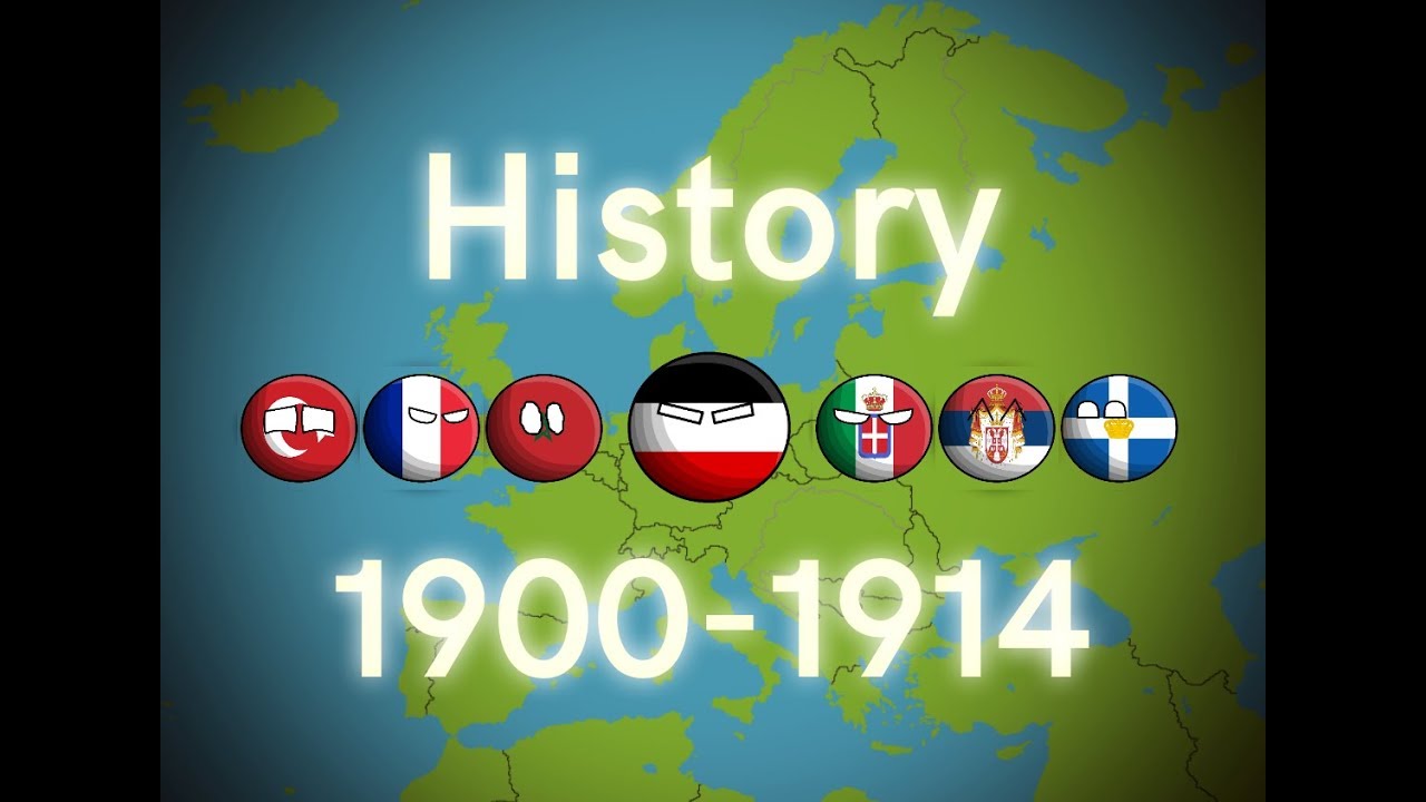 History of Europe in Countryballs (1900-1914) //OLD