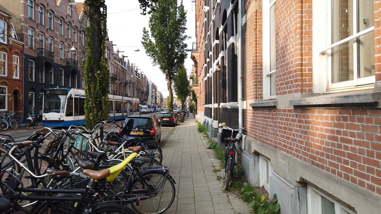 Casual Walk in Amsterdam ⛅ | Oud Zuid - Oud West | The Netherlands 4K60
