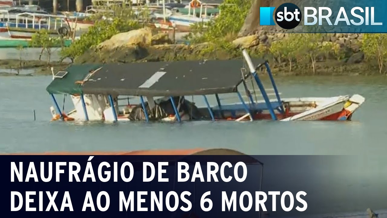 Naufrágio de barco em Salvador deixa 6 mortos; criança está entre as vítimas | SBT Brasil (22/01/24)