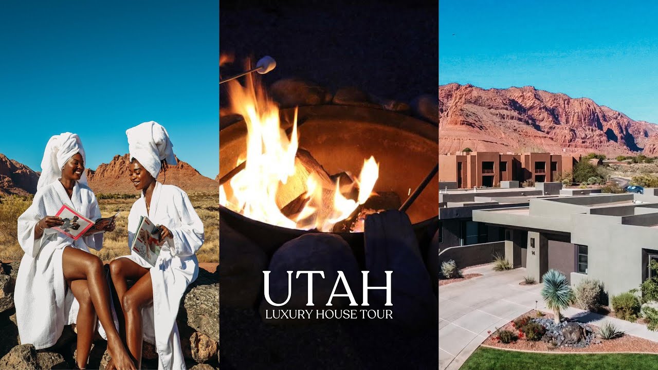 INSIDE A STUNNING UTAH LUXURY VACATION RENTAL HOUSE TOUR | RED CANYON VIEW - SWEET LIKE OYIN
