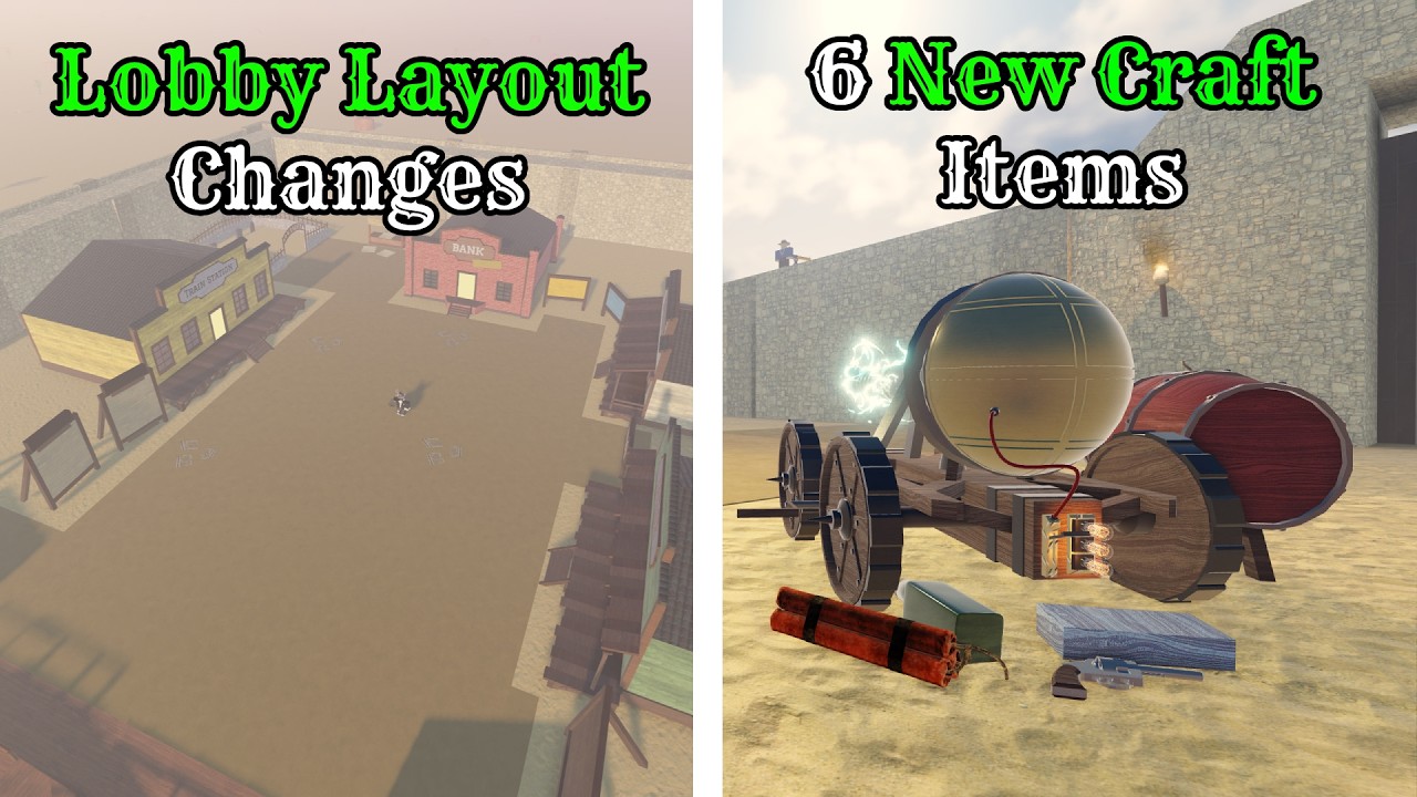 New Lobby and Crafting Update Part 2 | Roblox Dead Rails