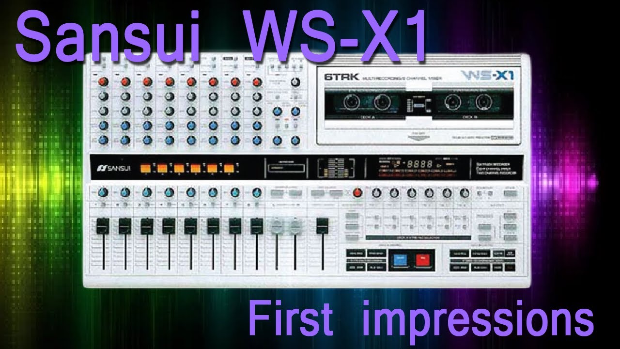 Sansui WS-X1 |First impressions |  6 track, dual deck multitrack cassette recorder