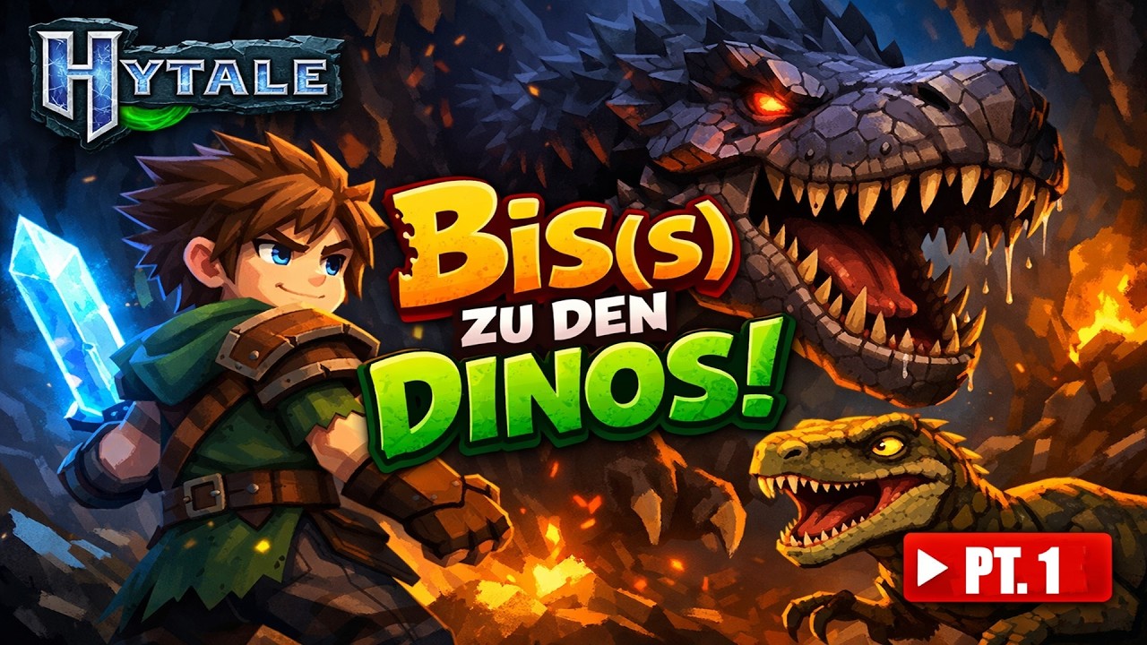 BIS(S) ZU DEN DINOS! | Hytale Deutsch Lets Play Pt. 1