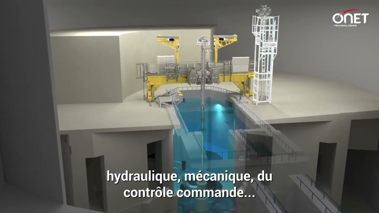 Onet Technologies : Chargement du combustible du Réacteur Jules Horowitz à Cadarache