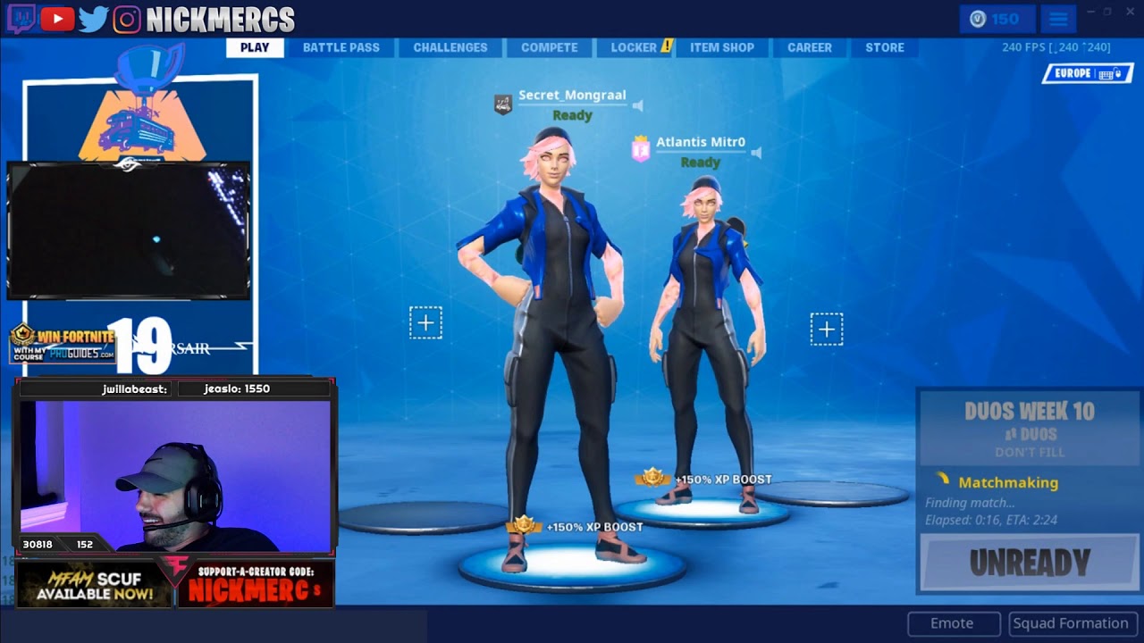 NICKMERCS imitating Mongraal and doing EU accent (HILARIOUS)