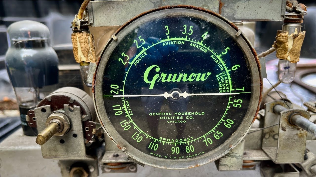 Grunow - Model 654 | Receiver Assessment Pre Restoration