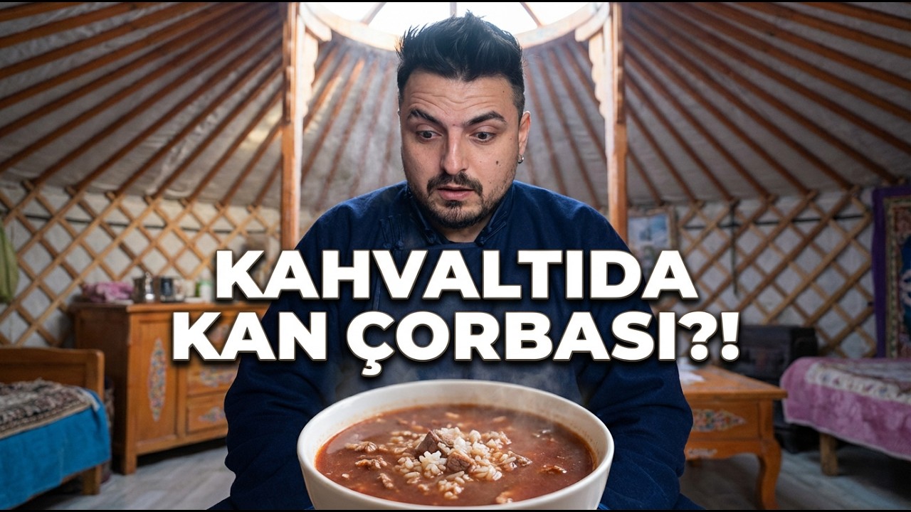 Moğolistan’da Sabah KAN ÇORBASI İçtim!